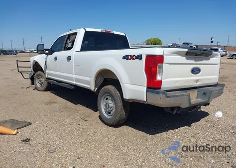 2019 Ford F-250 Xl из США, поврежденный, VIN 1FT7W2B61KEC31375